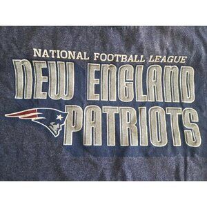 NFL Team Spparel New England Patriots L Blue Short Sleeve T-Shirt
